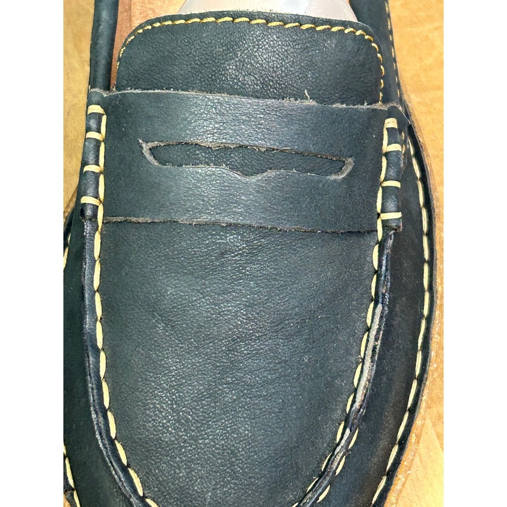 Born Loafers Womens 8.5 Dark Leather Penny Handcrafted BR0013434 Slip On - Picture 9 of 11